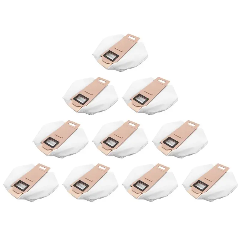 VOFUN-10 Pack Vacuum Bag For Roborock S7 Dust Bag Replacement Compatible For Roborock S7 T7S T7S Plus Vacuum Cleaner