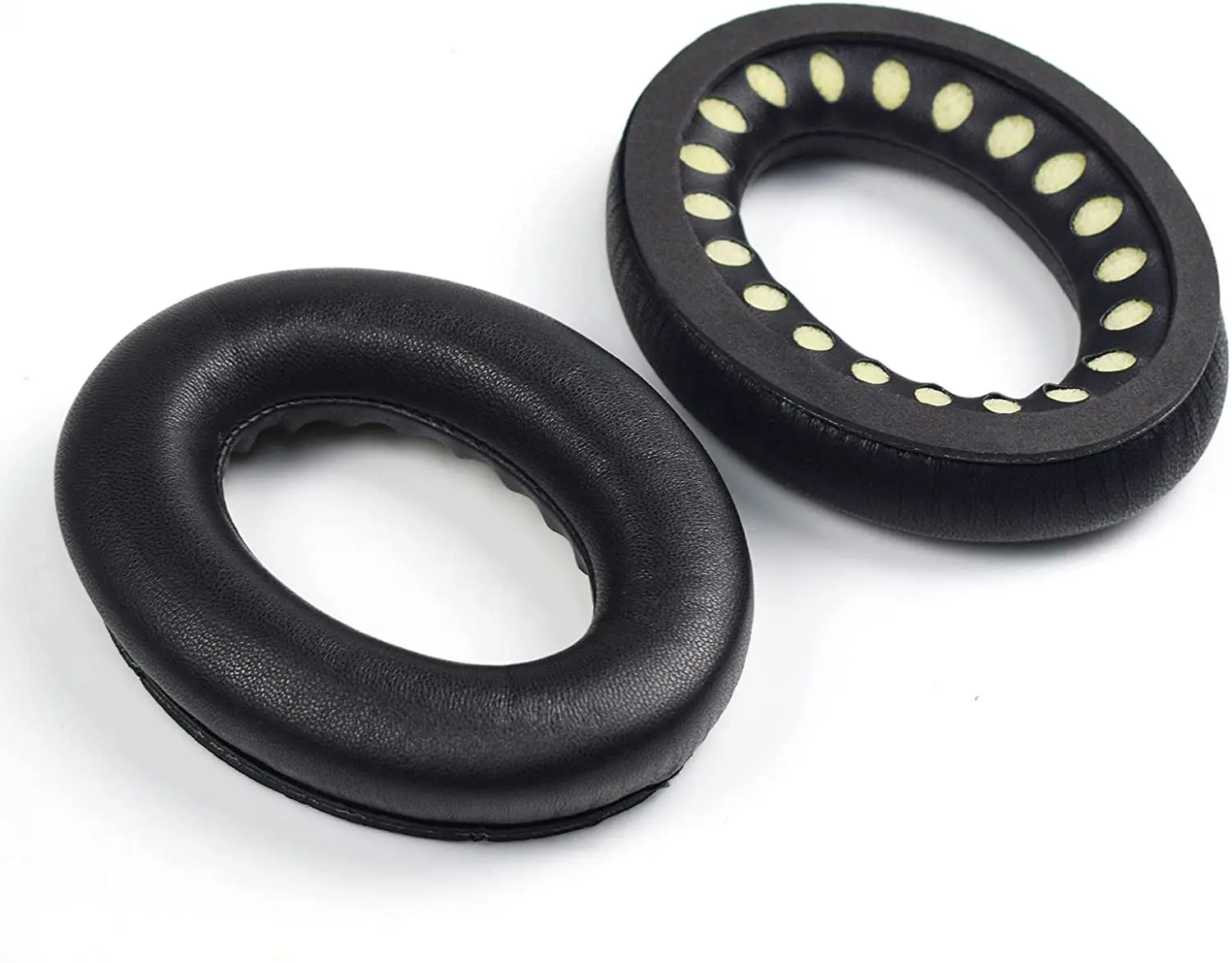Almohadillas de piel de cordero para los oídos, almohadillas de repuesto de piel de oveja para Bose, comodidad silenciosa, QC 35 II, QC35, QC35ii, QC15, QC25, QC2, AE2, SoundLin