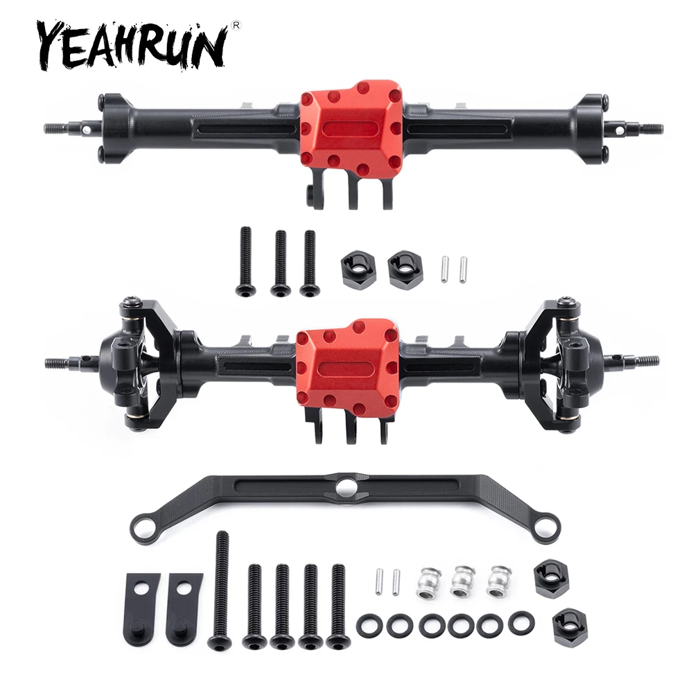 

Удлиненная Передняя и задняя полная оси из алюминиевого сплава YEAHRUN CNC для радиоуправляемой машинки