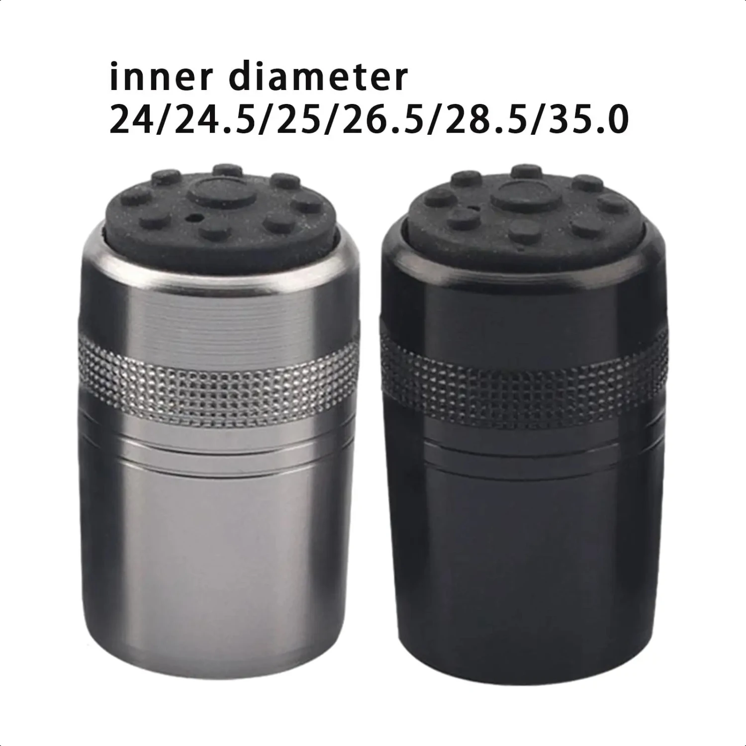 

Fishing Rod Butt with Drain Hole Durable Aluminum Alloy Back Cover Protector