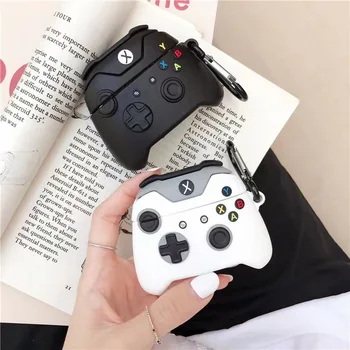 귀여운 만화 실리콘 게임 패드 컨트롤러 무선 이어폰 충전 박스 케이스 커버, 애플 에어팟 1, 2, 3, 2021 프로 2022, 3D Best5 귀여운 만화 실리콘 게임 패드 컨트롤러 무선 이어폰 충전 박스 케이스 커버, 애플 에어팟 1, 2, 3, 2021 프로 2022, 3D Best5