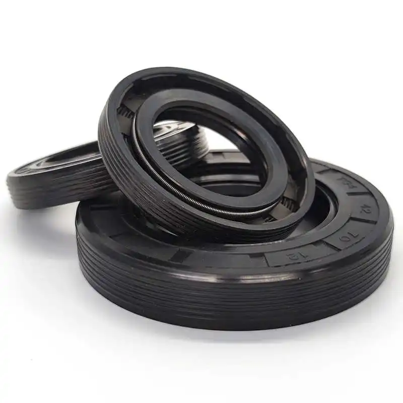 10Pcs NBR ID 7-15mm Black Nitrile Rubber Shaft Oil Seal OD 20-40mm TC/TG4 Skeleton Oil Seal Ring Double/Three Lips Seal Gasket