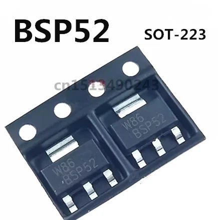 الأصلي جديد 10 قطعة/BSP52 SOT223 سوت-223