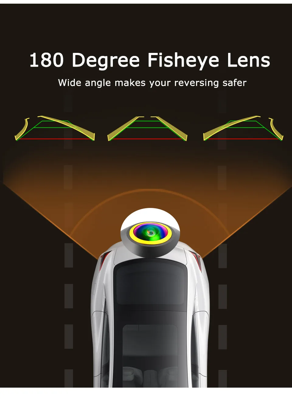 AHD 1080P Auto Rückansicht Kamera für Opel Astra H J Corsa Meriva Zafira Insignia FIAT Grande CCD Reverse dynamische Flugbahn Kamera – Detail 5