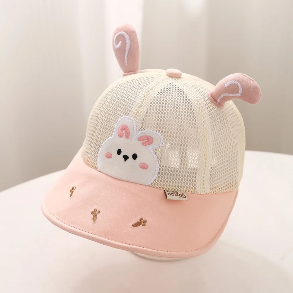 

1-3Y Baby Hat UV Protection Animal Pattern Toddler Baseball Cap Sunshade Breathable Mesh Boys Girls Sun Hat Summer Outdoor