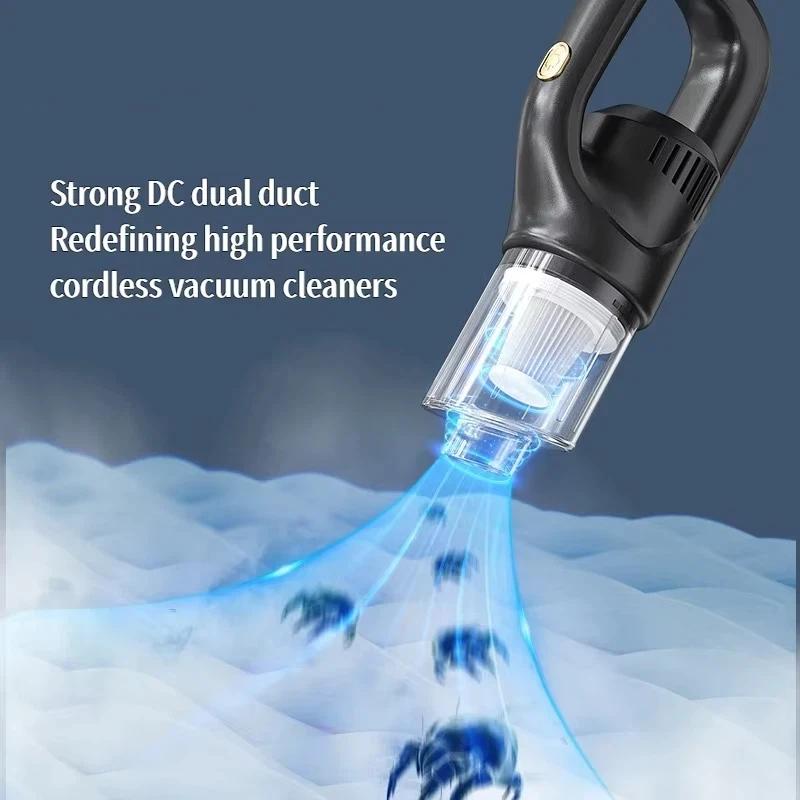 Xiaomi-colector de polvo de aire para vehículo, aspirador potente de 120W, 50000PA, 2000MAH, inalámbrico, máquina de limpieza portátil