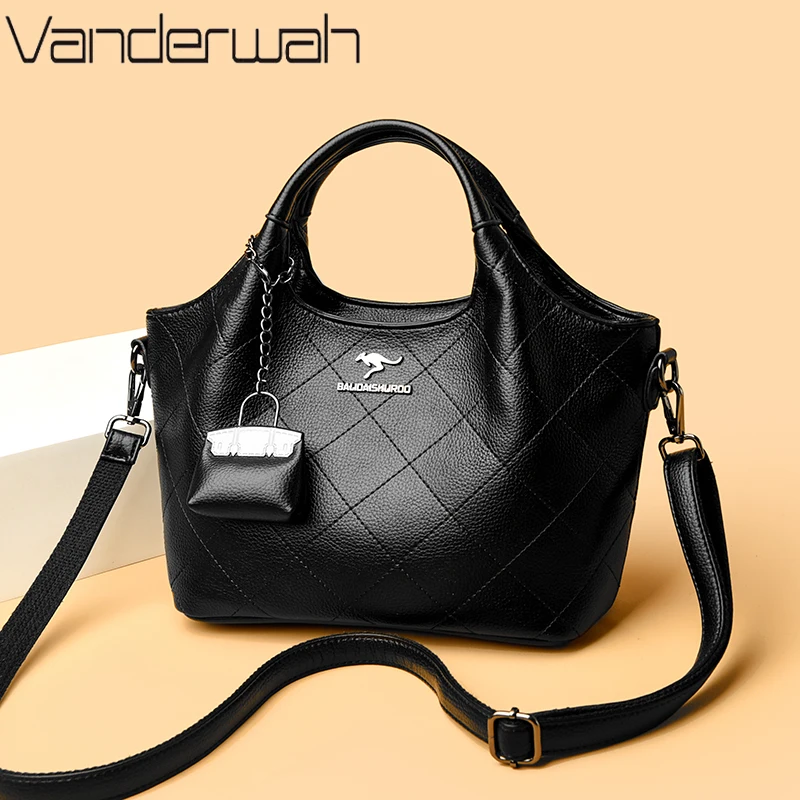 

High Quality Quality Soft PU Leather Women bags Luxury Bucket BagDesigner Handbags Elegant Shoulder Tote Bag Sac A Main