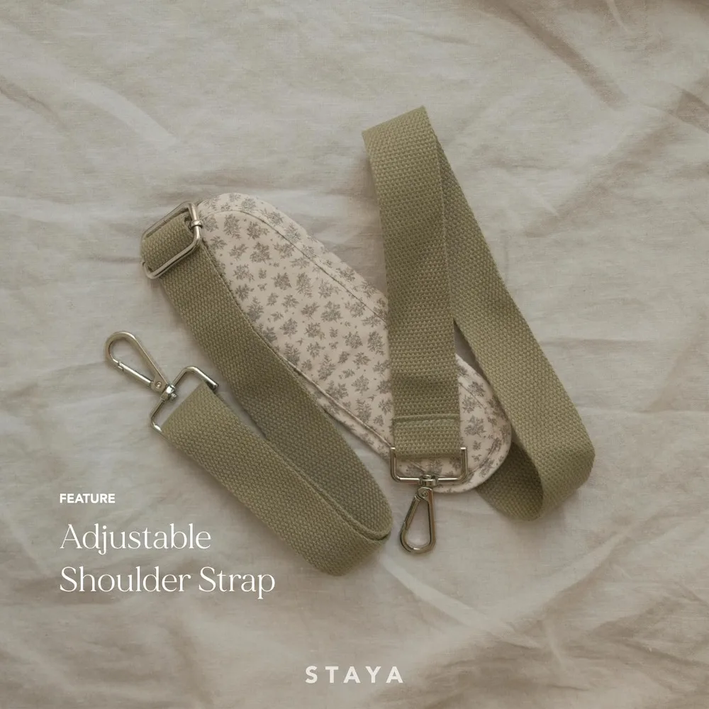 حقيبة نسائية مبطنة لعطلة نهاية الأسبوع - رفيق مثالي للسفر، مثالية لرحلات عطلة نهاية الأسبوع، لون البازلاء الحلوة #5