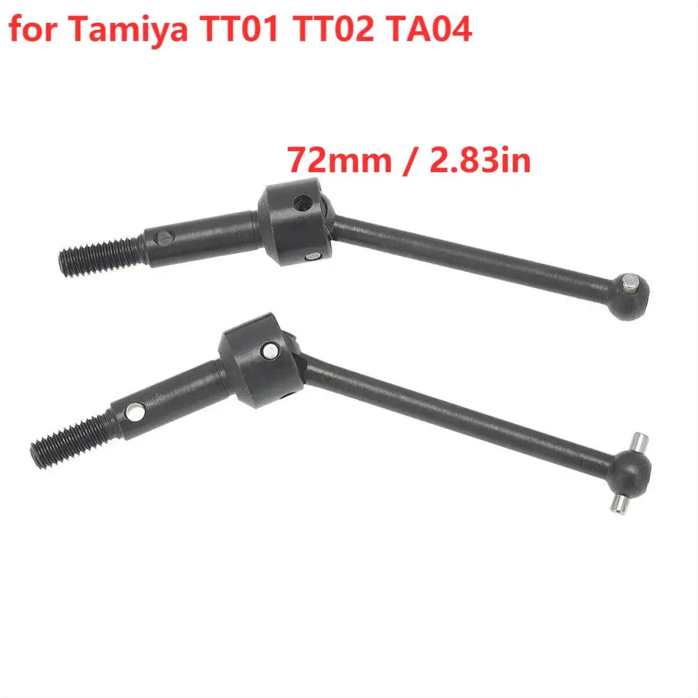 

1Pair 72mm/2.83in TAMIYA-53792 RC Car Drive Shafts for Tamiya TT01 TT02 TA04 Remote Control Car Upgrades Parts Accessories