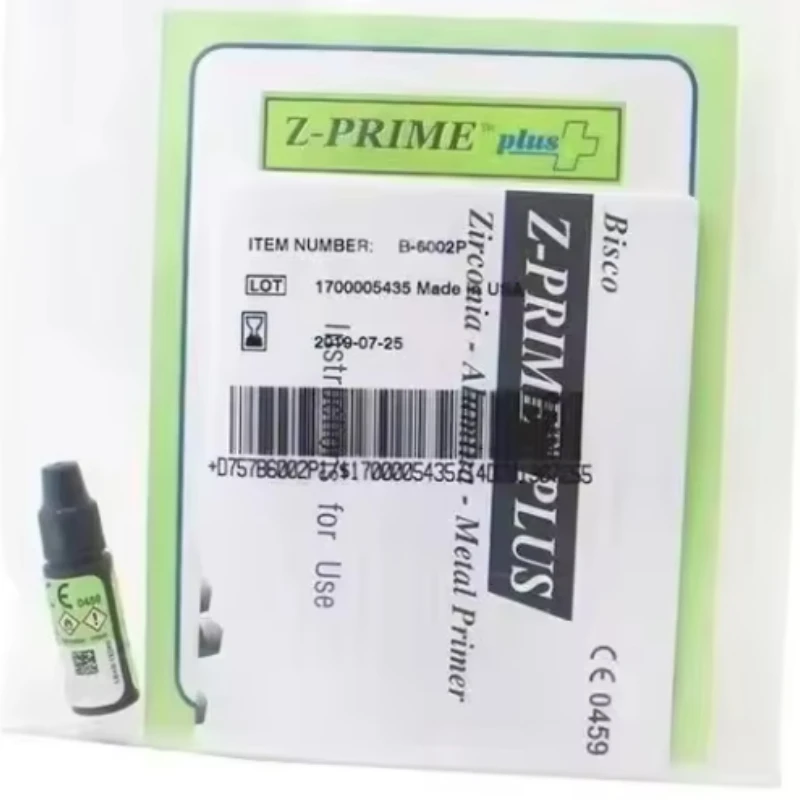 New Bisco Z-Prime Plus Dental Priming For Zirconia Aluminia Metal Composite Resin Porcelain Repair Kit 2Ml/bottle B-6002P - Detail 1