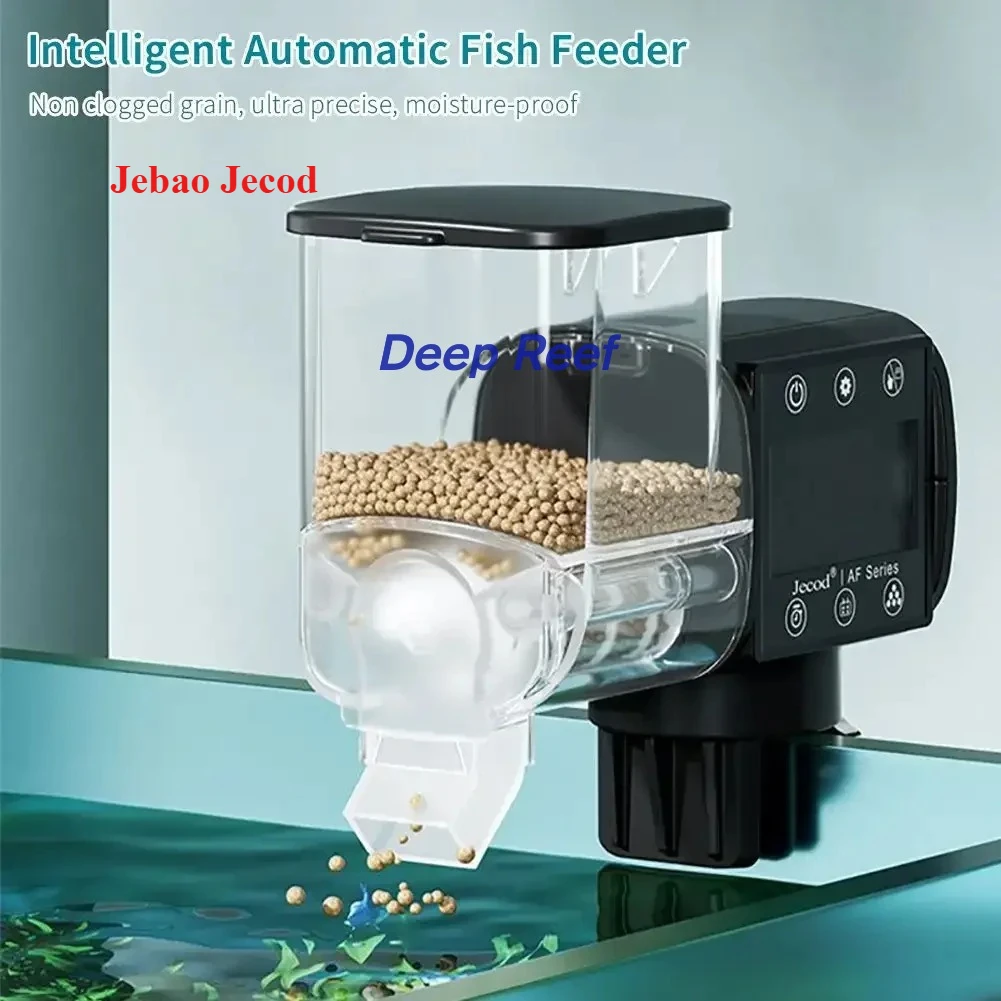 

Jebao Jecod New Aquarium Fish Tank Feeder Intelligent Automatic Feeder Digital Timing WiFi Wireless Remote Control Fish Feeding