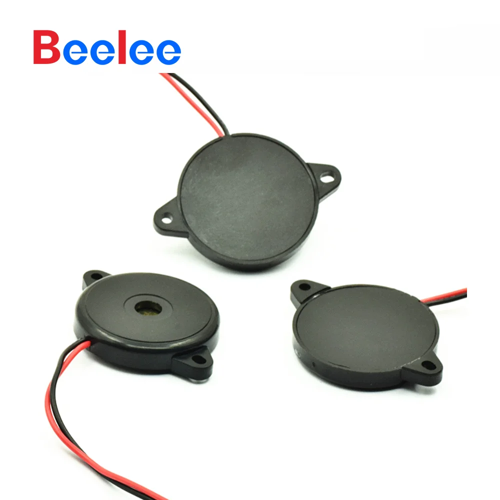 Imagen 5: 50 Uds Beelee 12Vdc 3 voltios zumbador piezoeléctrico activo con cable BL-FMQ-MSPT30A alarma zumbador sirenas
