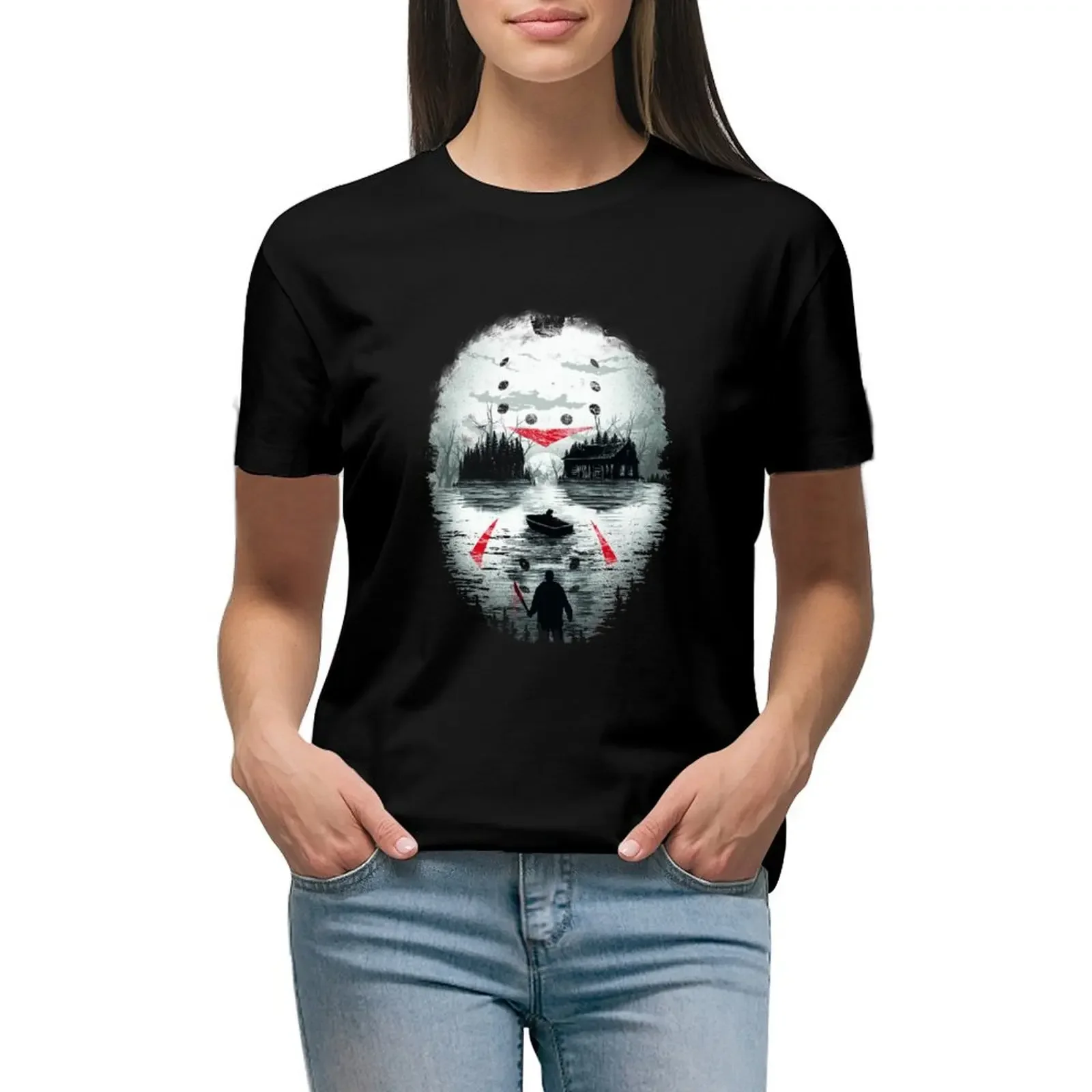 Friday Night Terror T-Shirt sports fans sublime hippie clothes t shirts for Women graphic