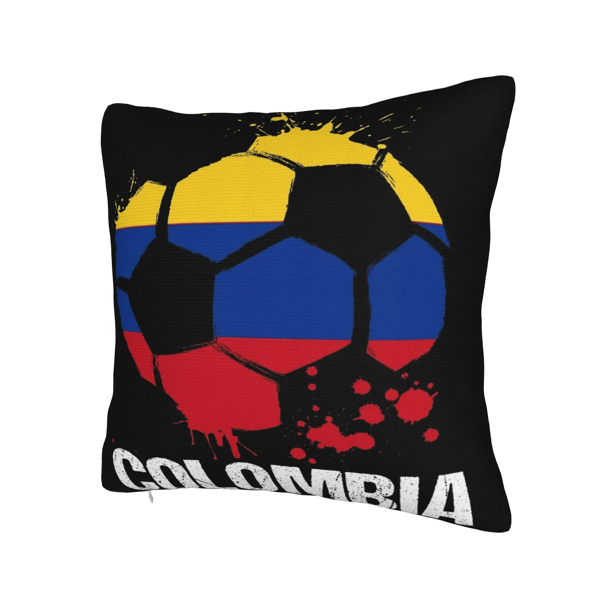 Decorative Pillowcases Colombia Flag Stuff Living Room  Pillow Case Cover Square Multiple Sizes