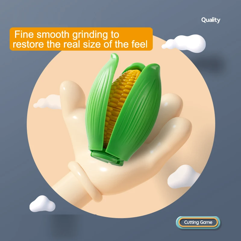 Juguete de frutas y verduras cortables, accesorios de cocina con cuchillos y tablero, juego de comida de imitación, juego de corte de comida para niños