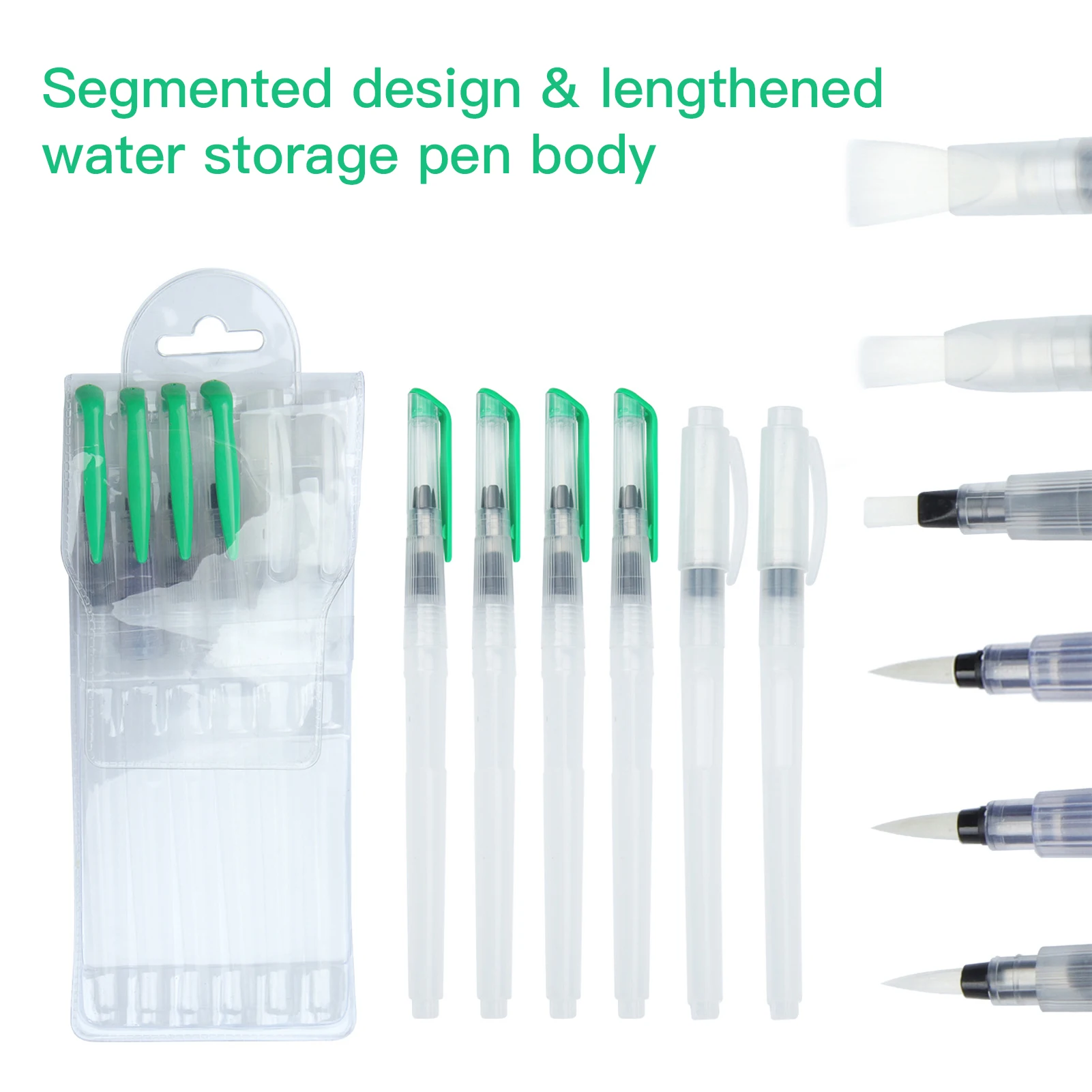 

Watercolor Brushes Refillable Watercolor Brush Pens Set for Painting Markers Artists Calligraphy