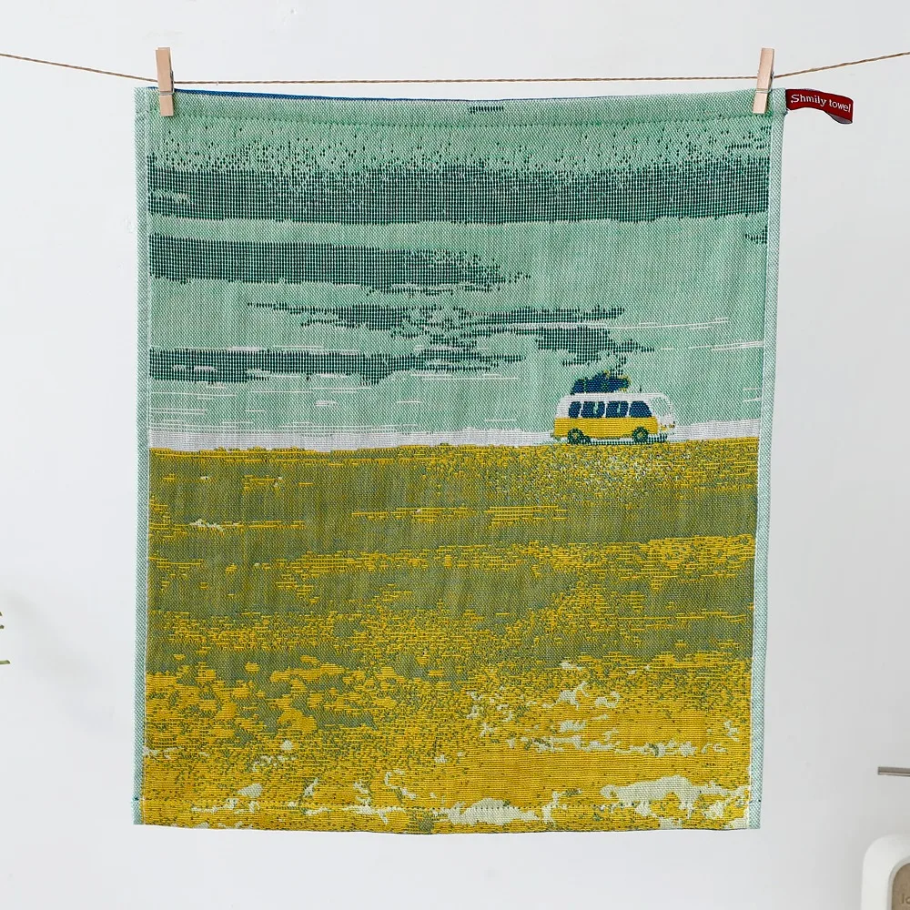 34x40cm Large Hand Towel Cartoon 4 Layer Cotton Gauze Pure Cotton Dish Cloth Quick Dry Decorative Kitchen Towel
