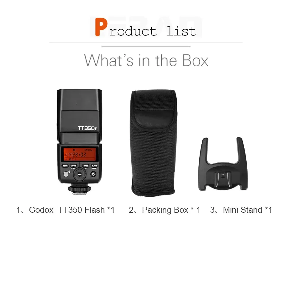 Godox TT350 C/N/S/F/O Mini TTL HSS على الكاميرا ضوء فلاش 2.4 جيجا هرتز نقل لاسلكي 1/8000s Speedlight فلاش محمول