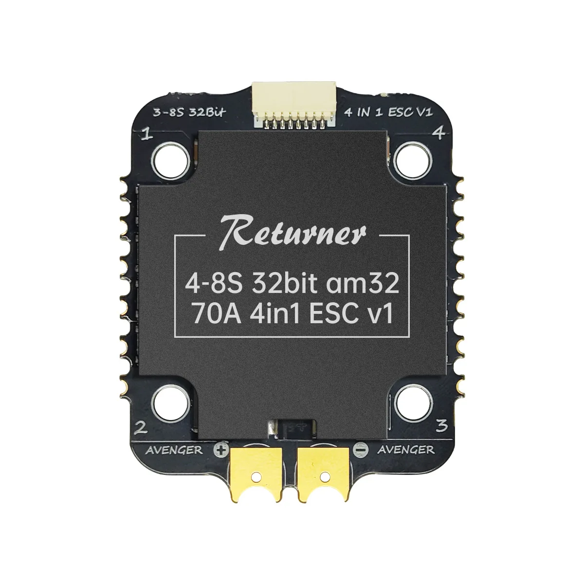Returner 4-8S 32bit am32 70A 4in1 ESC V1 Four-in-one Chuanyue electronic speed controller