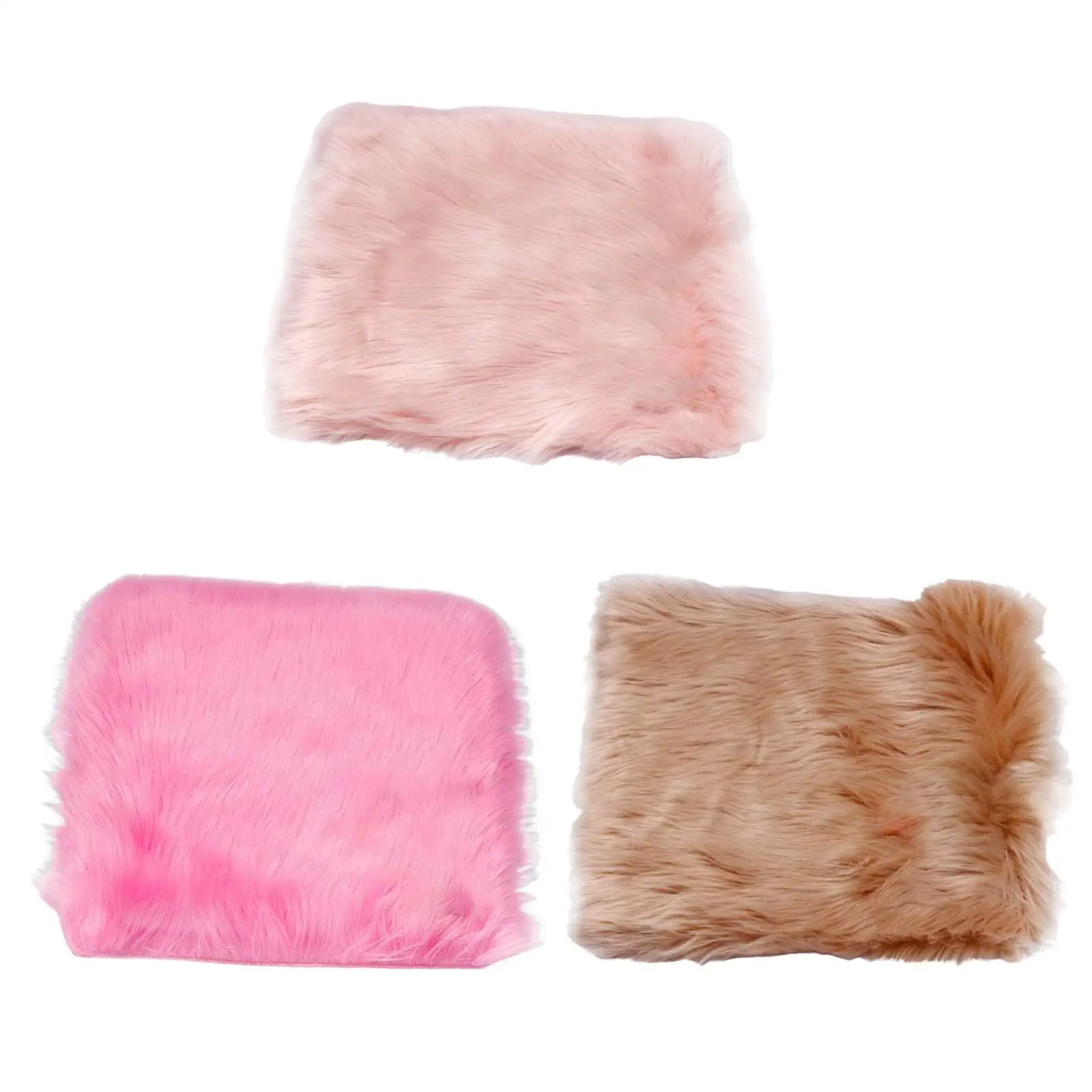 Washable Plush Photo Backdrop for Nail Art Supplies Jewelry Cosmetics Display Photography Table Pad