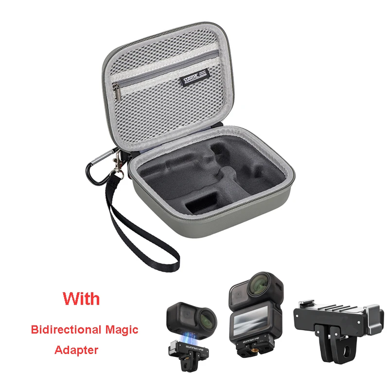 Draagtas Reistas met polsband voor DJI OSMO Nano Camera-accessoire Opbergtas PU-handtasdoos voor standaardversie