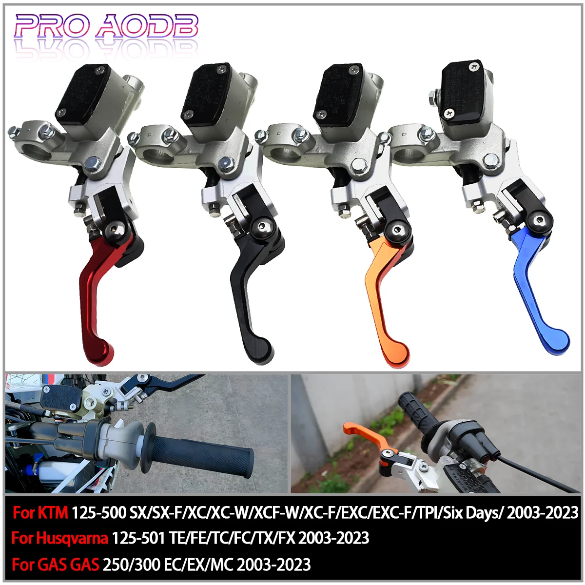 Motorcycle Brake Master Cylinder Clutch Pump Brake Lever For KTM SX SXF XC XCF EXC EXCF Husqvarna TE FE TC FC TX 2003-2024