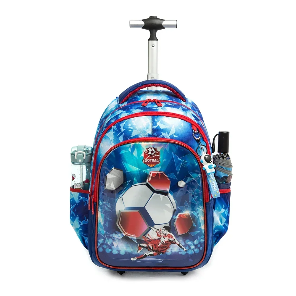 School Bag Wheeled Backpack for Boys School Wheeled Backpack for Children Rolling Backpack Bag for Girls School Trolley Bags