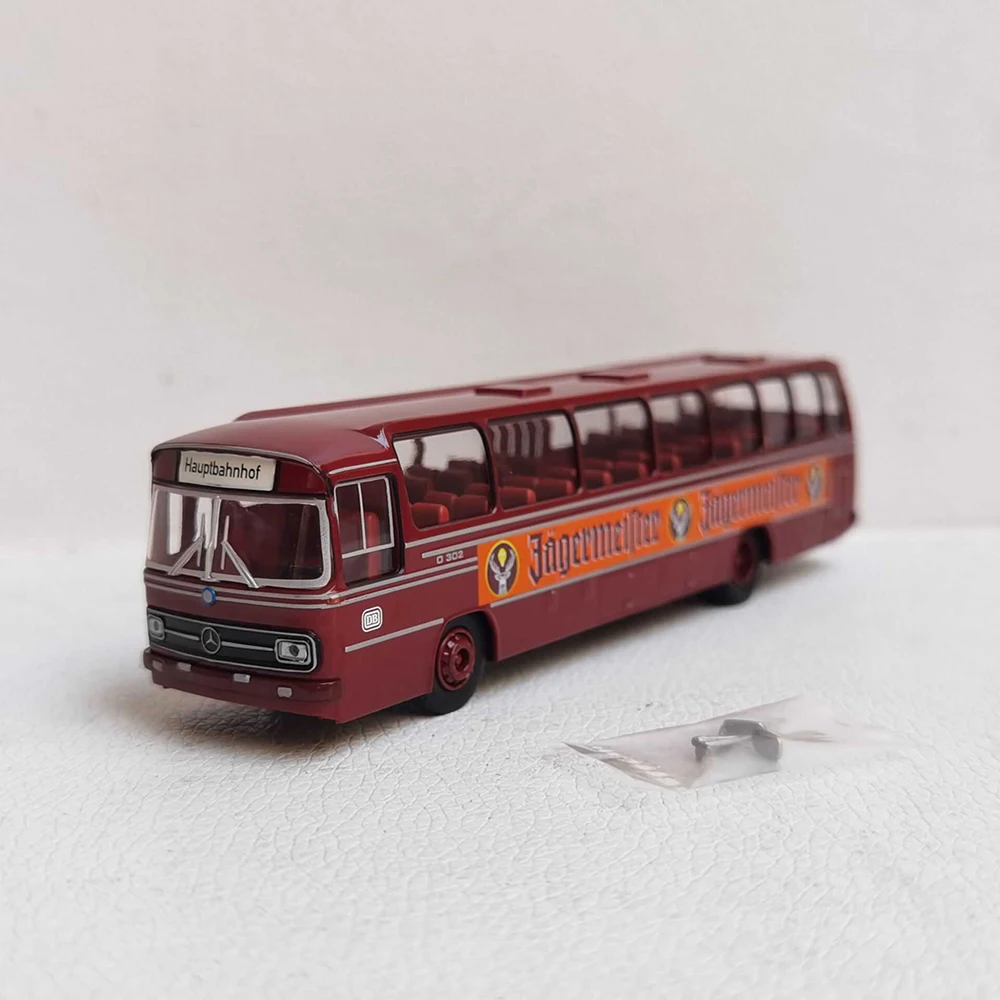 1:87 Scale Benz Mb Setra S 140 Retro Bus Classic Coach Model Scene Ornaments Hobby Collection Boy Gift Souvenir Plastic Material