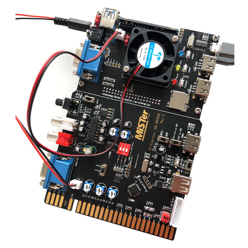 Mister FPGA 풀 키트 DE10-Nano Mister-JAMMA/JVS 레트로 비디오 게임 변환 보드, 아케이드 캐비닛용 Mister JAMMA IO 보드