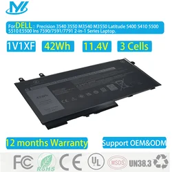 New Hot Wholesale Laptop Battery 1V1XF for D-ELL Latitude 5400 5500 5401 5501 5411 5511 5410 5510 P recision 3540 Battery