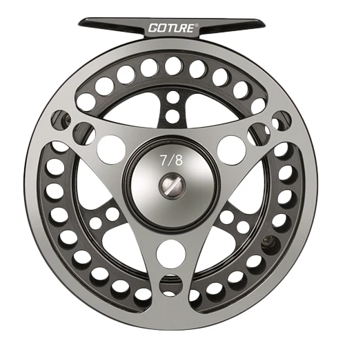 Goture Vliegvismolen 3/4 5/6 7/8 9/10 2+1BB Max Drag 8kg Lichtgewicht CNC-gefreesd Groot Arbor Links/Rechts Vliegmolen + Reservespoel