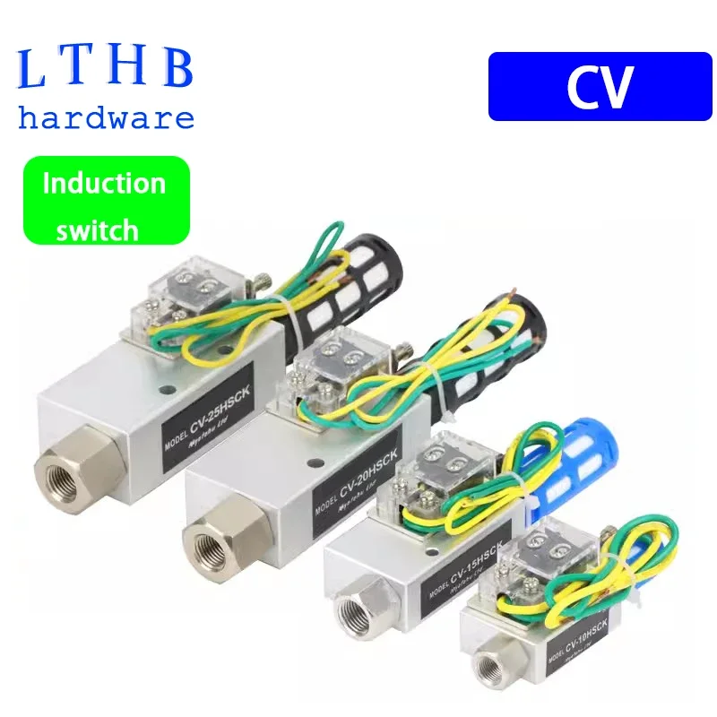 Vacuum Generator with Switch CV-10HS Exhaust Valve Negative Pressure Control Large Flow Micro Switch Vacuum Manufacturing Valve