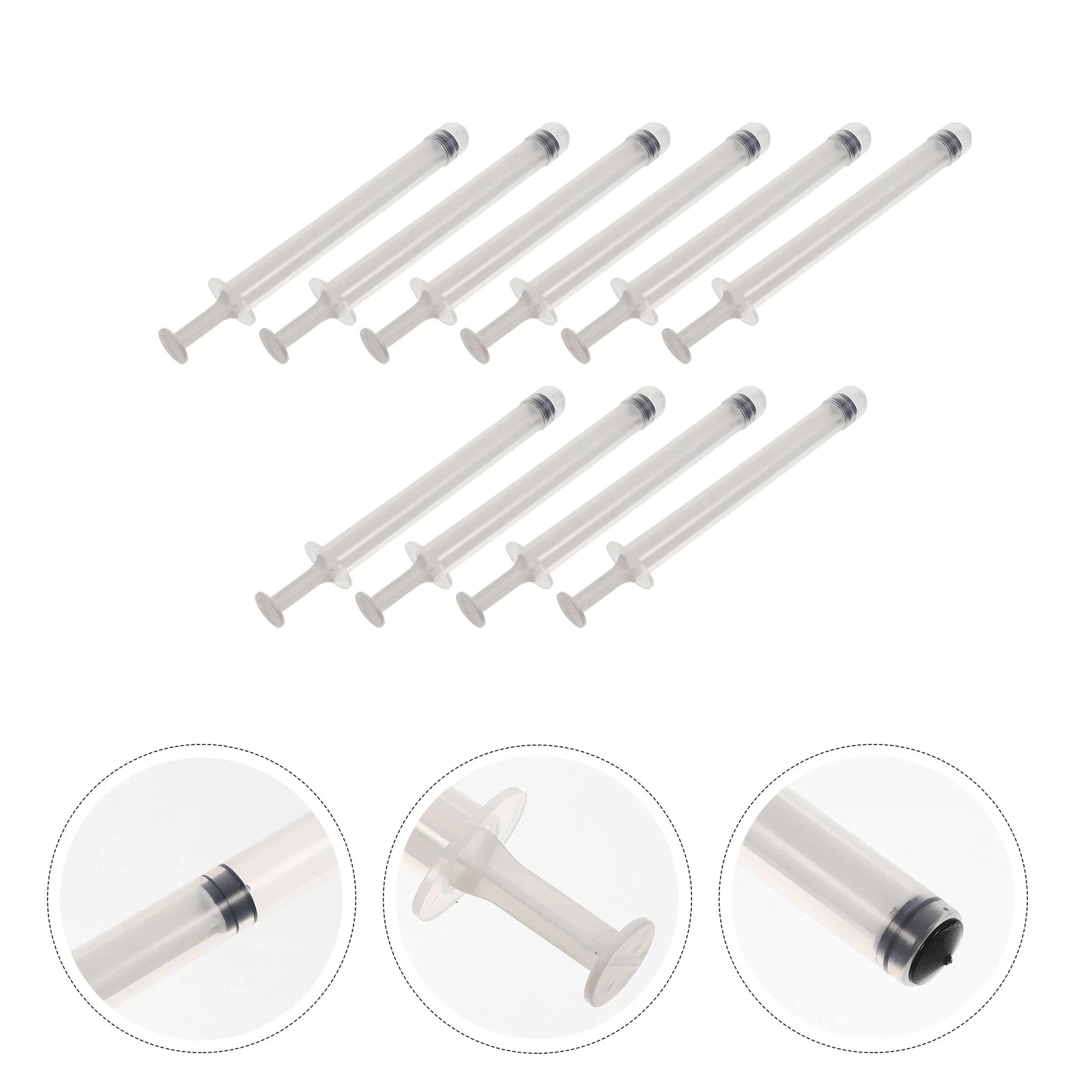 10 Pcs bricks Injector Syringe Una Suppositories Tube