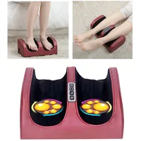 Heating Thearpy Massage Shiatsu Machine Electric Foot Leg Massager Kneading Roller Relaxation Tool Legs Foot Muscle Pain Relief