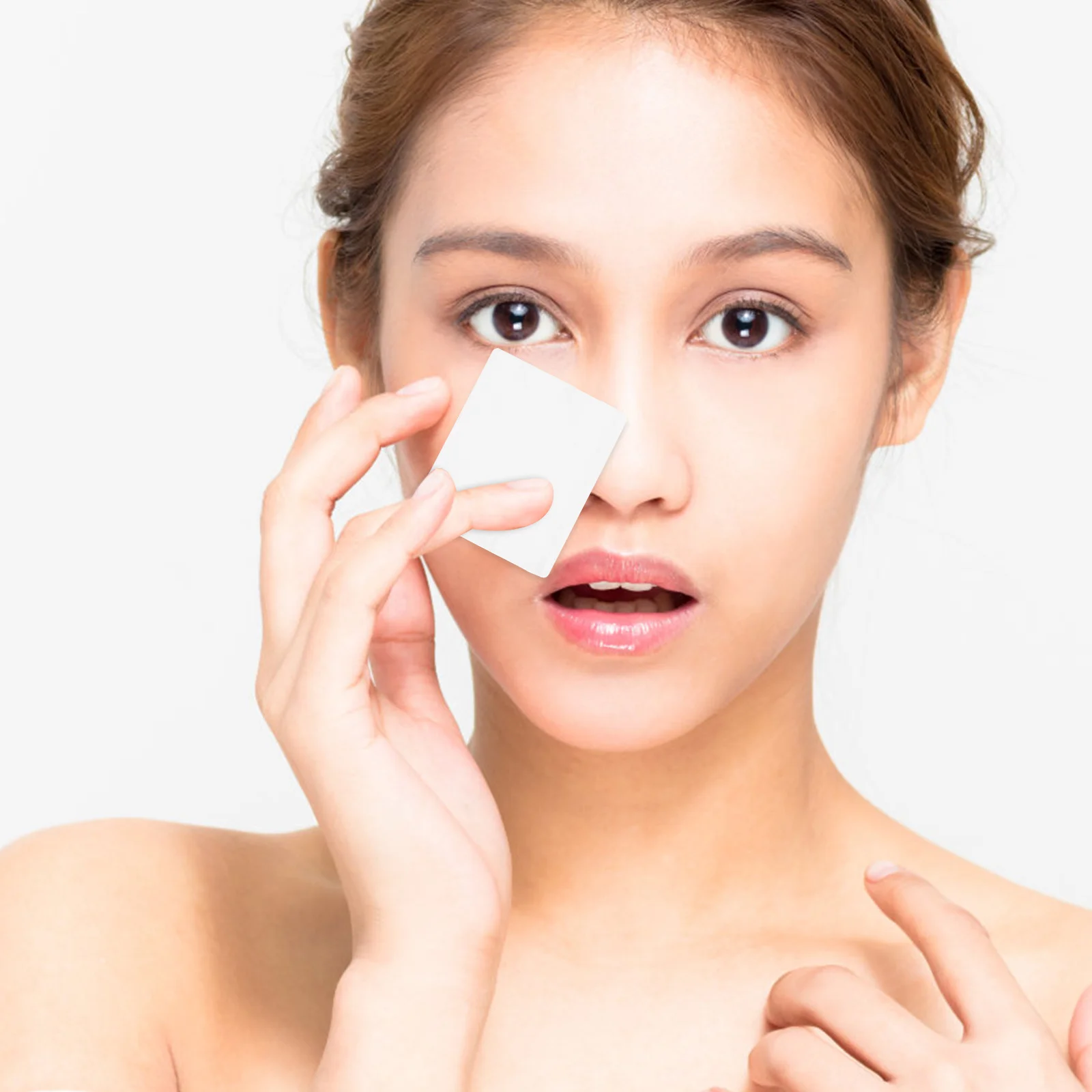 Dischetti di cotone bifacciali da 100 pezzi, spessi, durevoli, morbidi, senza pelucchi, portatili, per rimuovere il trucco, cuscino per il viso, strumento per il trucco da viaggio