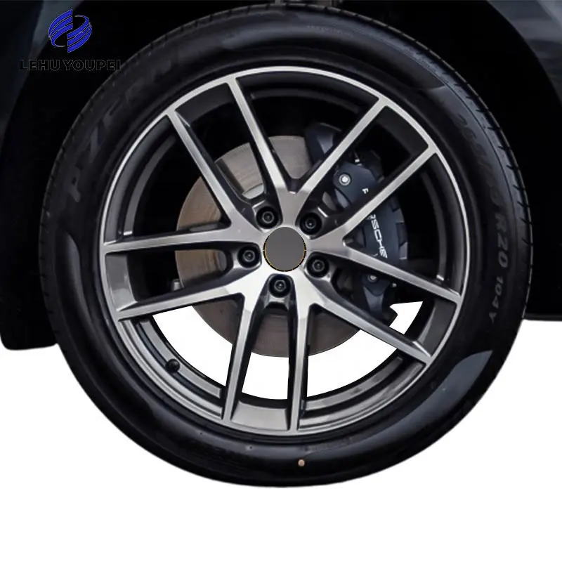 20 Inch 5x112 Black Machine Staggered Forged Alloy Wheel Rims