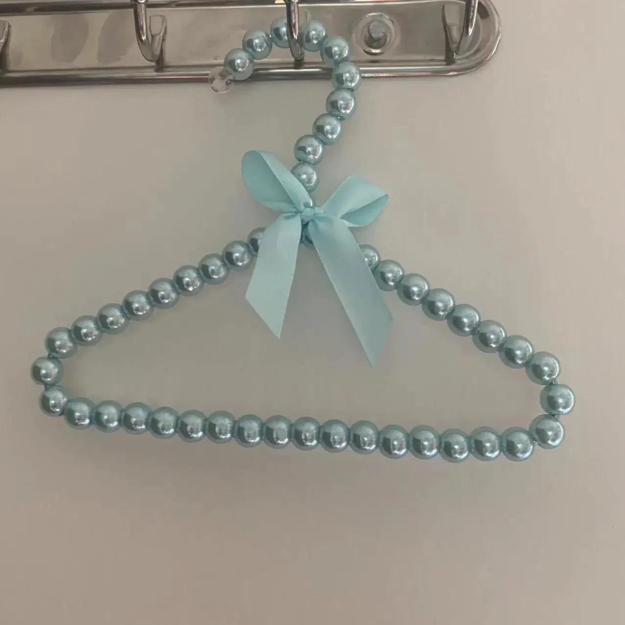 Dog Clothes Girl Heart Pearl Hanger Shelf Cat Clothes Pet Supplies Hanger Dog Accessories for Small Dogs Pets Accessories