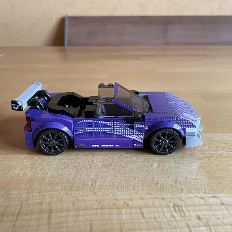 

MOC-124467 Новая трансформируемая модель спортивного автомобиля, гоночный строительный блок, 226 деталей, игрушка из строительного блока на день рождения для мальчиков и детей