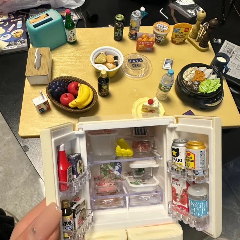 Re-Ment Miniatur-Lebensmittel Blindbox: Japanischer Convenience-Store Abendgetränk Puppenhaus-Szene Sammlerstück Authentisches Ornament
