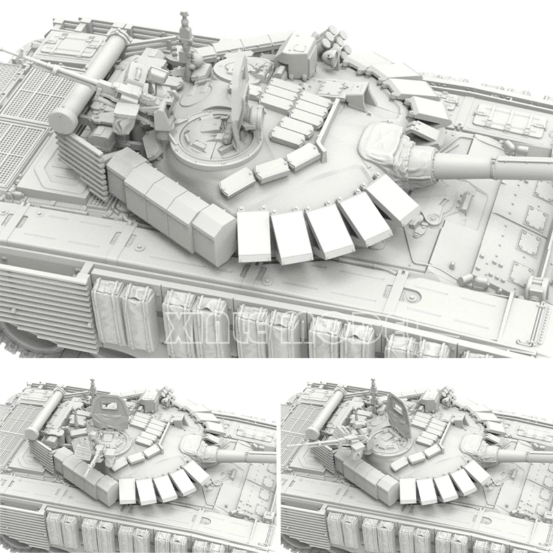 MENG Plastic Assembled Tank Model Kit 72007 Russian T-72B3M Main Battle Tank 1/72 - Image 3