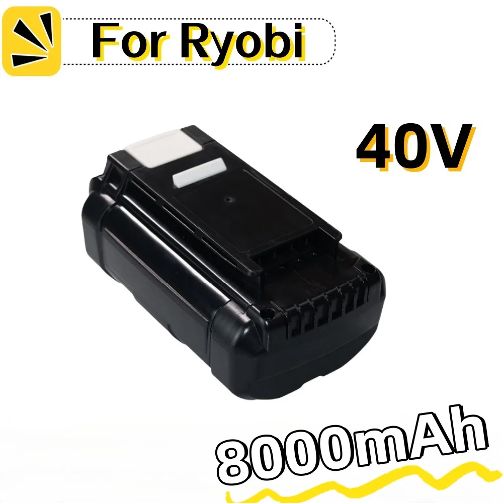 

40V 8000mAh Lithium-ion Rechargeable Battery For Ryobi Power Tools OP4040 OP4050A OP40201 OP4026 RY40502 RY40200