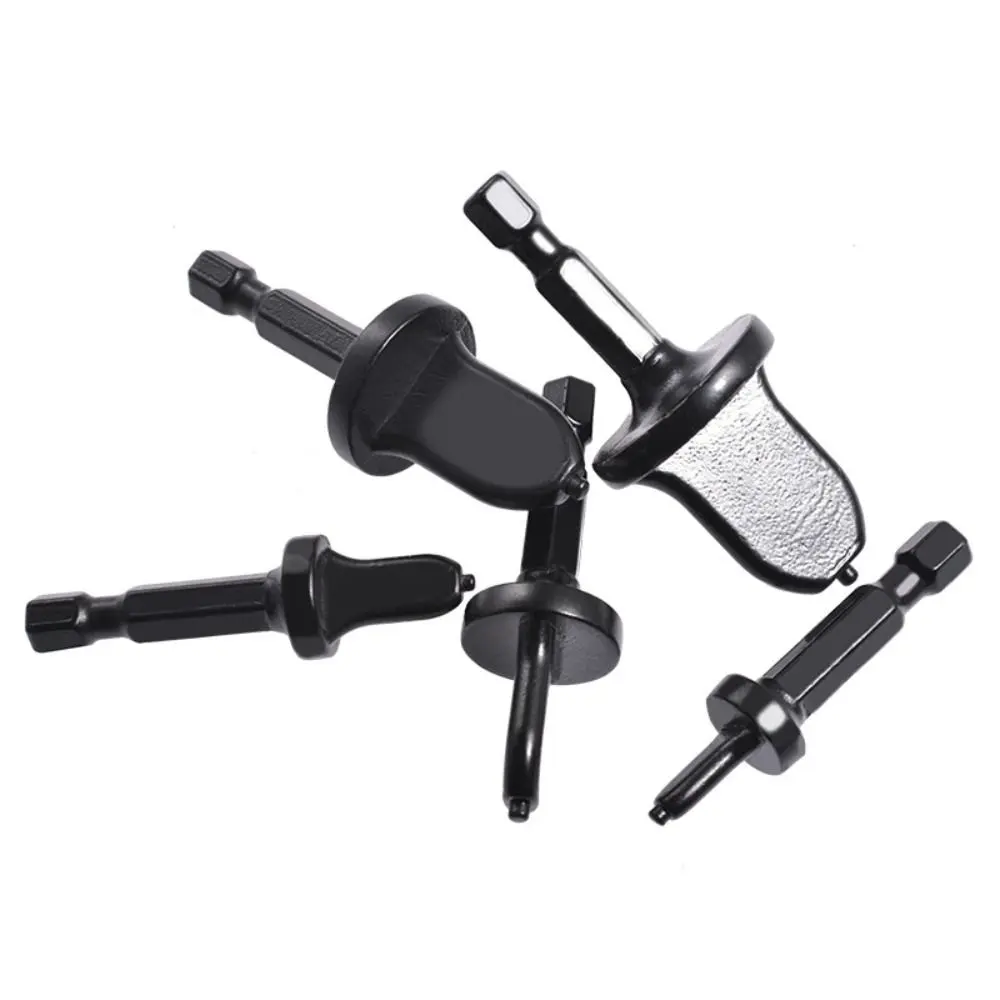 5 SZT. Czarny Rozszerzak do Rur Narzędzie do Formowania Rozszerzacz do Rur Wiertło Sześciokątny Uchwyt Rozszerzacz do Rur Stalowych Narzędzia do Rozszerzania i Końcówkowania Rur Klimatyzacji