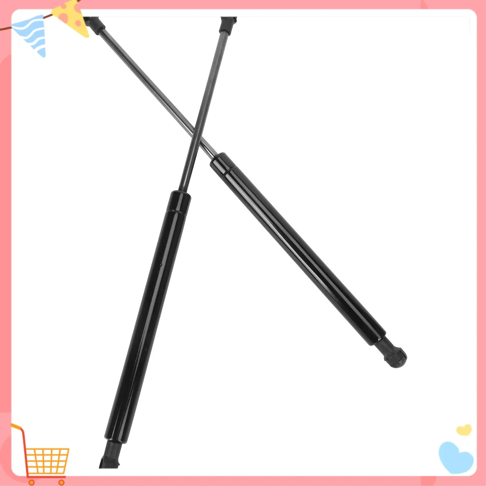 

2X Universal 400Mm 300N Car Front Cover Bonnet Hood Rear Trunk Tailgate Boot Shock Lift Strut Support Bar Gas Spring