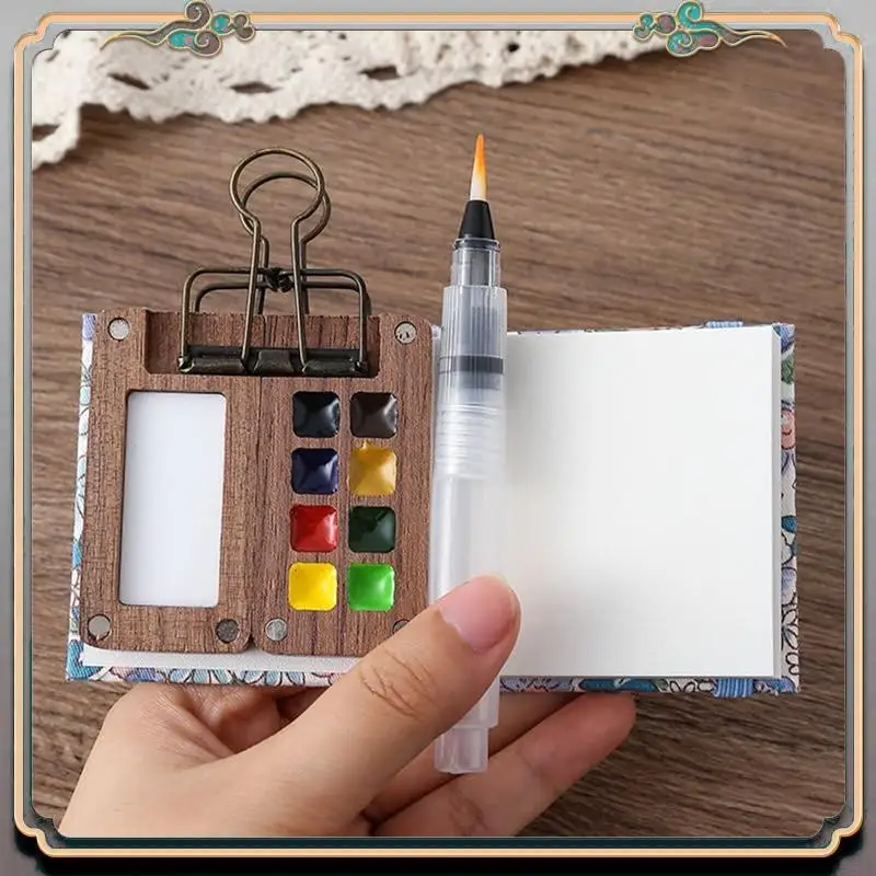 

Durable Travel Paint Palette, Mini Watercolor Paint Set, Portable Paint Palette For Travel, Watercolor Paint Palette