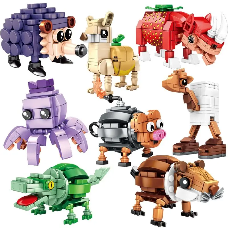 LiriLi Larlla ‌   Figurine bloc jouet Bombombini Guzini ‌ ,Brr Brr Patapim ‌ ,Tralalero Tralala ‌   Figurines jouets blocs de construction pour enfants