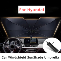 For Hyundai Kona Ev Grandeur GN7 IONIQ 6 2023 2024 Car Windshield Sunshades Car Windshield Sun Shade Umbrella Sun Protection