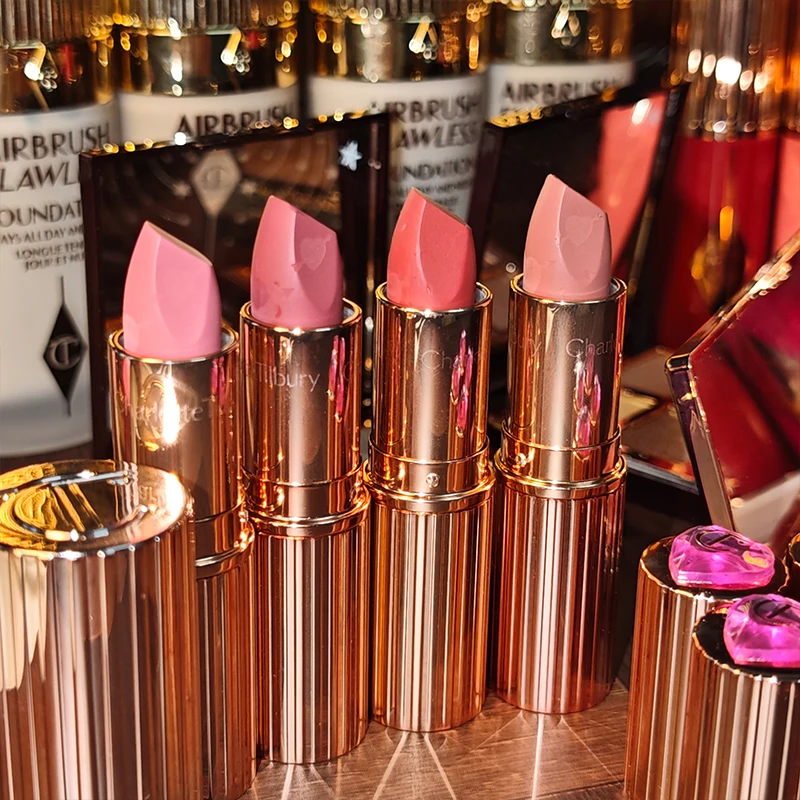 CT Lip Liner Peptide‑shaped Lip Contour Heart‑shaped Pink Diamond Lip Gloss Easy‑to‑apply Eyeshadow Eye Makeup Shell Highlighter