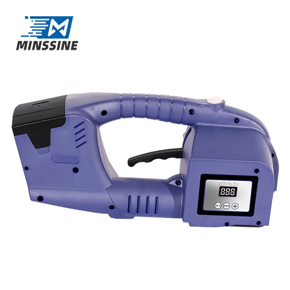 

Q2 Portable Battery Strapping Tool Handheld Electric Strapping Machine PP PET Packing Tool For Factory Metal Box Pallet