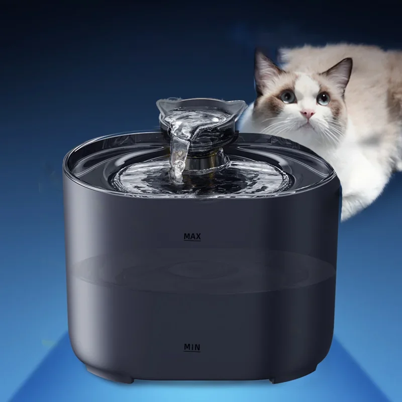 

2.2L Automatic Pet Cat Fountain Circulation Filter Dog Water Fountain Pet Drinking Water Dispenser Dog Cat Automatic Feeders