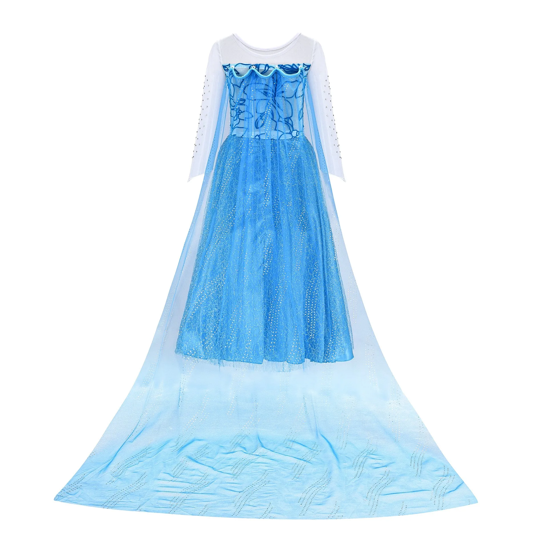 Halloween Costumes for Kids Frozen Elsa Dresses for Girls  Princess Snow Queen Gowns Kid Disfraz Set Cosplay Outfits Party